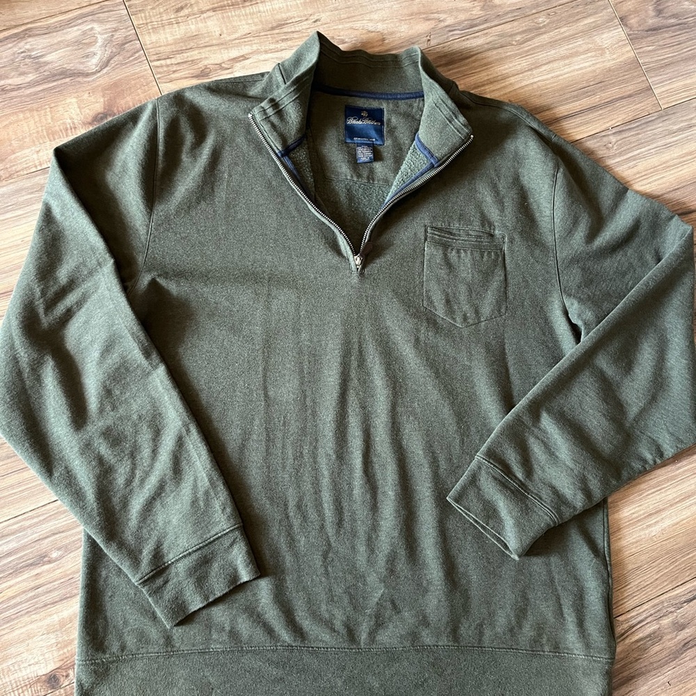Brooks Brothers Olive Green Men's Sweater